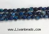 CNG8135 15.5 inches 8*12mm nuggets striped agate beads wholesale