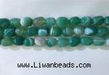 CNG8191 15.5 inches 10*14mm nuggets striped agate beads wholesale