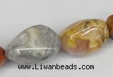 CNG86 15.5 inches 12*14mm - 25*30mm nuggets agate gemstone beads