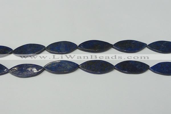 CNL1295 15.5 inches 17*44mm marquise natural lapis lazuli beads