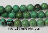 CNT352 15.5 inches 8mm round turquoise beads wholesale