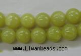 COJ104 15.5 inches 10mm round olive jade beads wholesale