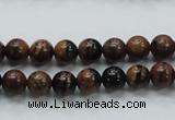 COP220 15.5 inches 8mm round natural brown opal gemstone beads