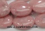 COP66 15.5 inches 18*25mm oval natural pink opal gemstone beads