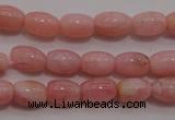COP85 15.5 inches 4*6mm drum natural pink opal gemstone beads