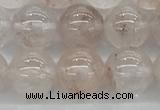 CPQ252 15.5 inches 8mm round natural pink quartz beads wholesale