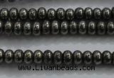 CPY420 15.5 inches 2*3mm rondelle pyrite gemstone beads