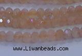 CRB1866 15.5 inches 2*3mm faceted rondelle moonstone beads
