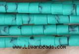 CRB5523 15 inches 2*2mm heishi synthetic turquoise beads wholesale