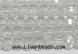 CRB5691 15 inches 4*4mm white crystal beads wholesale