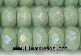 CRB5706 15 inches 5*8mm faceted rondelle AB-color jade beads