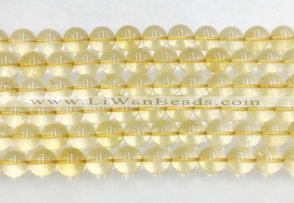 CRBS09 15 inches 12mm round citrine gemstone beads wholesale