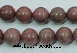 CRC204 16 inches 12mm round rhodochrosite gemstone beads wholesale