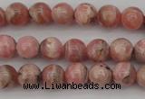 CRC755 15.5 inches 6mm round rhodochrosite beads wholesale