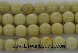 CRI201 15.5 inches 6mm round riverstone beads wholesale