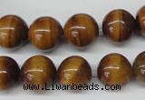 CRO299 15.5 inches 12mm round yellow tiger eye beads wholesale