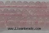 CRQ188 15.5 inches 6*10mm rondelle natural rose quartz beads