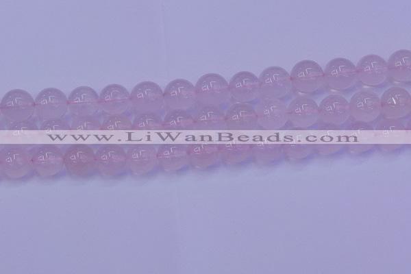 CRQ205 15.5 inches 14mm round Mozambique rose quartz beads