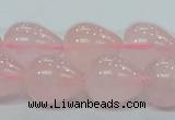 CRQ65 15.5 inches 16*19mm teardrop natural rose quartz beads wholesale