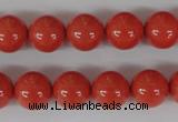 CSB102 15.5 inches 12mm round shell pearl beads wholesale
