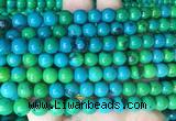 CSBS04 15 inches 8mm round synthetic chrysocolla gemstone beads wholesale