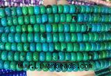 CSBS08 15 inches 5*8mm rondelle synthetic chrysocolla gemstone beads wholesale