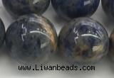 CSO837 15.5 inches 18mm round orange sodalite beads wholesale
