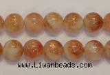CSS17 15.5 inches 10mm round natural sunstone beads wholesale