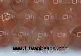 CSS714 15.5 inches 7mm round natural golden sunstone beads