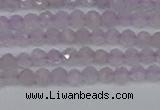 CTG622 15.5 inches 3mm faceted round lavender amethyst beads
