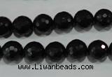 CTU1484 15.5 inches 10mm faceted round synthetic turquoise beads