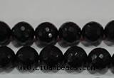 CTU1485 15.5 inches 12mm faceted round synthetic turquoise beads