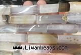 CUBS100 15 inches 12*40mm cuboid agate gemstone beads wholesale