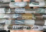 CUBS105 15 inches 10*20mm cuboid agate gemstone beads wholesale