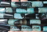 CUBS112 15 inches 10*20mm cuboid agate gemstone beads wholesale