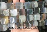 CUBS128 15 inches 14*15mm cube agate gemstone beads wholesale
