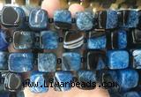 CUBS131 15 inches 14*15mm cube agate gemstone beads wholesale