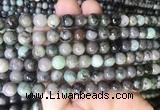 EMBS03 15 inches 8mm round emerald gemstone beads wholesale