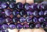 FLBS31 15 inches 12mm round purple fluorite beads wholesale