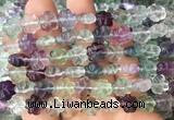 FLBS65 15 inches 10mm carved four leaf clover fluorite gemstone beads wholesale