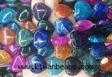 HGBS155 15 inches 20*20mm heart Agate gemstone beads wholesale