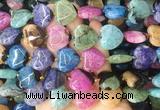 HGBS156 15 inches 20*20mm heart Agate gemstone beads wholesale
