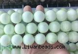 LSBS1011 15 inches 20mm round lemon turquoise gemstone beads wholesale