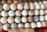 LSBS118 15 inches 18mm round agate gemstone beads wholesale