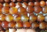 LSBS153 15 inches 20mm faceted round agate gemstone beads wholesale