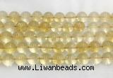 LSBS159 15 inches 16mm round crackle citrine gemstone beads wholesale