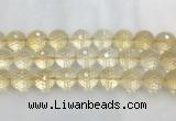 LSBS160 15 inches 18mm faceted round citrine gemstone beads wholesale