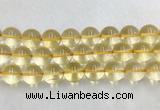 LSBS161 15 inches 18mm round citrine gemstone beads wholesale