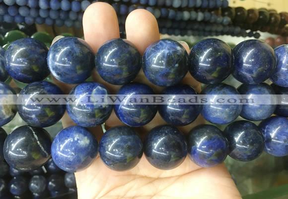 LSBS174 15 inches 20mm round sodalite gemstone beads wholesale