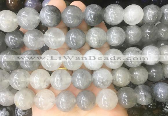 LSBS200 15 inches 16mm round cloudy quartz gemstone beads wholesale